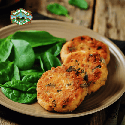 Salmon Patties (2 Flavours) / 三文鱼肉饼 (2种口味) - (100g x 2) - Fish Club