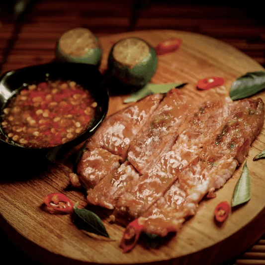 Thai Grill Pork Neck / 泰式猪颈肉 - 520g (2-3pcs) - Fish Club