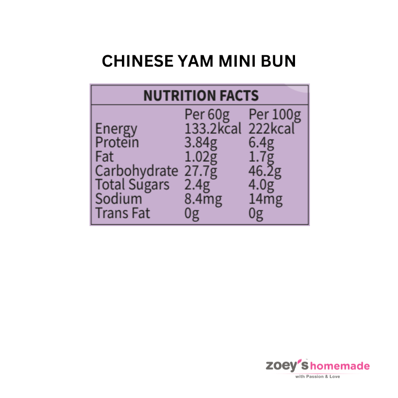 Zoey's Homemade Chinese Yam Mini Bun / 山药小馒头 - 300g - Fish Club